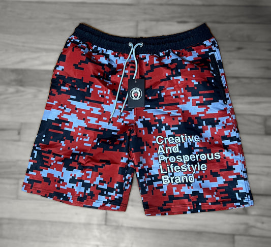 Cap Life Brand Shorts “Digi Camo” RBG